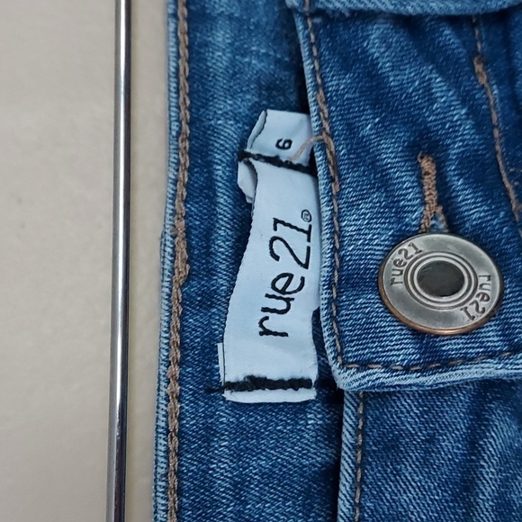 Rue 21 Skinny Light Blue White Washed Jeans - Picture 3 of 4